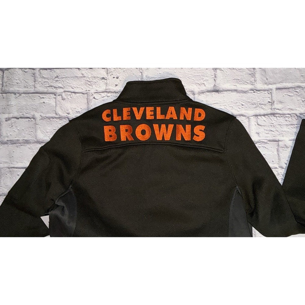 Cleveland Browns Vintage Marks NFL 1/4‎ Zip Pullover Sweater Mens Med. NWT - Picture 11 of 11